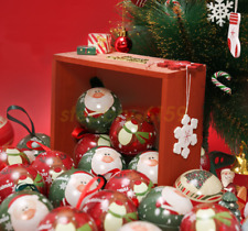 2024 HOT AU - Christmas Xmas Party Round Candy Box Round Tin Candy Storage Box