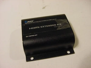 REI HDMI EXTENDER OVER SINGLE 60M CAT6 WITH IR & HDMI LOOP OUT EX-196PRO-KIT - Picture 1 of 4