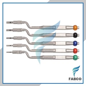 5PCS Sinus Lift Osteotomes Kit curved Off Set Concave Dental Implant Instrument - Picture 1 of 3