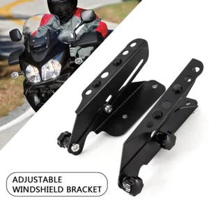 Bracket Kits For Suzuki V-strom DL650 1000 Windshield Adjusters Support Holder - Picture 1 of 13