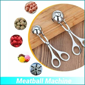 Meatball Making Spoon Meatball Maker Food Grade Polished Mirror Stainless Steel - Picture 1 of 19