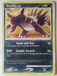 Stunky 76/100 VLP - Stormfront Pokémonkarte - Tomokazu Komiya Kunst - Bild 1 von 2
