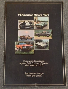 1971 American Motors GREMILIN HORNET MATADOR AMBASSADOR JAVELIN Verkaufsprospekt - Bild 1 von 12