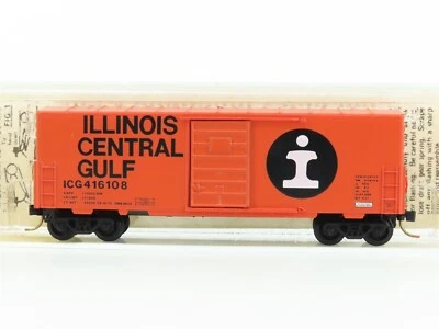 N Scale Kadee Micro-Trains MTL 24070 ICG Illinois Central Gulf 40' Boxcar 416108 - Image 1 of 4