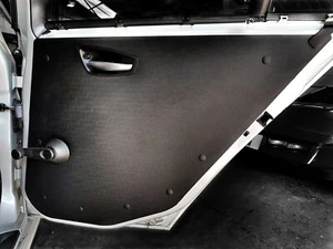 2x BMW E46 Compact * Lightweight Matt Black ABS * REAR QUARTER Panels * RaceCar - Picture 1 of 8