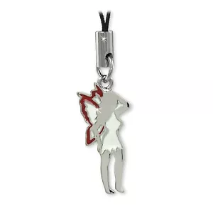 Silberdream Pocket Mobile Phone Fee Stainless Steel Jewelry Pendant White Red - Picture 1 of 5