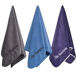 Microfiber Gym Towels Bigger Size Super Soft for Exercise Fitness Sports Work... - Picture 1 of 8