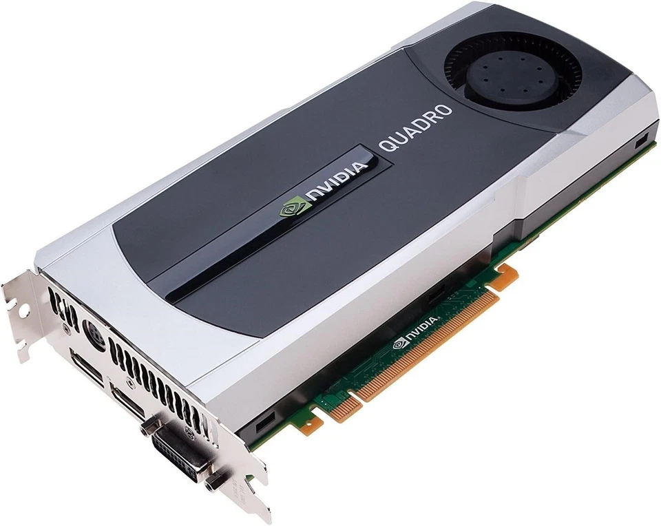 Nvidia Quadro 5000 2.5GB GDDR5 320-bit PCI Express 2.0x16 Full Height Video Card - Image 1 of 2