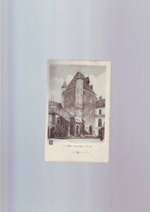 carte postale ancienne Dijon - la tour de Bar - vierge au dos avec defaut - Picture 1 of 2