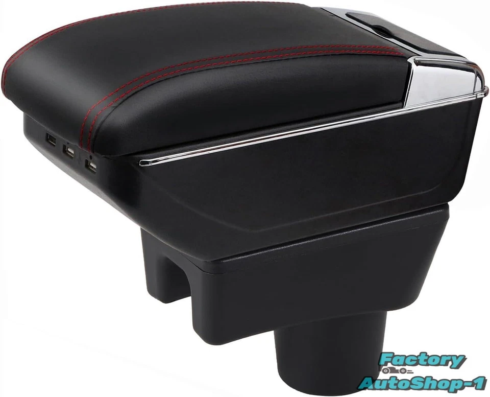 Caja de almacenamiento consola organizadora central reposabrazos para Mitsubishi Attrage Mirage Foto 1 de 4