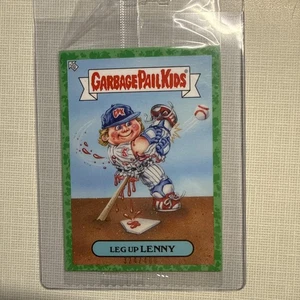 2025 Garbage Pail Kids 40th Anniversary PSA Promo LEG UP LENNY SSP 324/400 GREEN - Picture 1 of 2