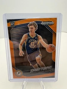 2024-25 Panini Prizm Black Johnny Furphy Orange RC Refractor #28/60 - Picture 1 of 4