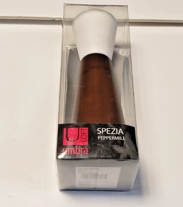 Umbra Design Pfeffermühle Mühle von David Quan 8" MCM Holz Küche Dekor - Bild 1 von 4