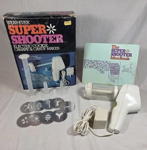 Vintage Wear-Ever Super Shooter Electric Candy Press 70001 Complete Set & Tested - Picture 1 of 24
