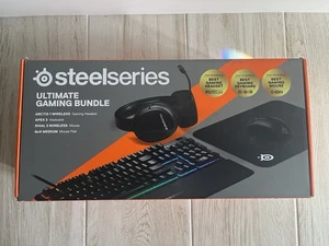 SteelSeries Premier Gaming Bundle Arctis 1 Headset Apex 3 Keyboard Rival 3 Mouse - Picture 1 of 5