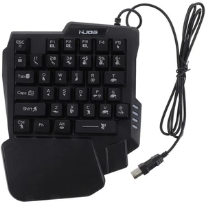 1Pc USB 35-key Gaming Keyboard with ABS Caps Colorful Lights Mechanical-feeling - Zdjęcie 1 z 12