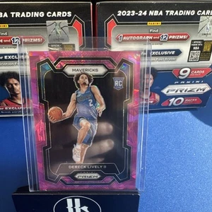 2023-24 Panini Prizm - Dereck Lively #163 Pink Ice Prizm (RC) - Picture 1 of 2