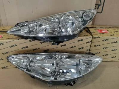 PHARE AVANT DROITE+GAUCHE ÉLECTRIQUE + MOTEUR POUR PEUGEOT 308 I 2007-2011 NEUF - Photo 1/4