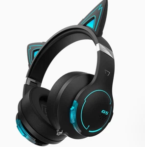 EDIFIER HECATE G5BT Cuffie da Gioco Orecchio di Gatto Cuffie RGB Bluetooth - Foto 1 di 16