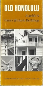 1969 Old Honolulu A Guide to Oahu's Historic Buildings ~ 85 pics Hawaii history - Bild 1 von 1