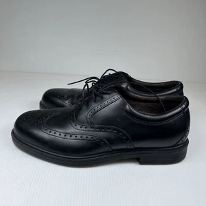 Scarpe eleganti Rockport uomo Oxford in pelle nera taglia 8,5 M stringate M4378 - Foto 1 di 7