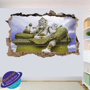 HINDU HINDUISIM GODS BRAHMA WALL STICKERS 3D ART POSTER MURAL DECAL DECOR VE0 - Picture 1 of 2