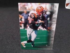 2000 Upper Deck Exclusives Silver Bengals Football Card #50 Takeo Spikes 042/100 - Picture 1 of 2