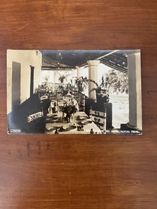 Guerrero Mexiko Komedor Hotel Rancho Telva Postkarte RPPC - Bild 1 von 2
