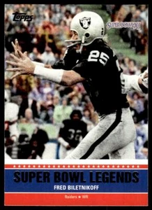 2011 Topps SBL-XI Fred Biletnikoff Oakland Raiders Football Card - Picture 1 of 2
