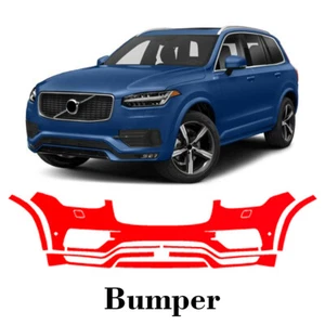 Front bumper PreCut PPF Paint Protection Film For Volvo XC90 R-Design 16-2019 - Picture 1 of 7