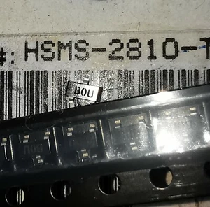 RF Schottky Diode Agilent HSMS-2810 (x10) Detector/Mixer Avago/HP SOT-23 SMT - Picture 1 of 2