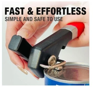 Can Opener Smooth Edge, Side Cut Hand Held Can Opener Manual Kitchen Aid - Picture 1 of 5