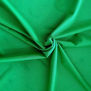 Eyelet Airtex Sports Mesh Fabric - Bright Green - Lining & Sportswear - 1 Metre - Picture 1 of 2