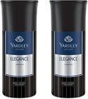 YARDLEY London Elegance Deodorant for Men| Body Spray| 150ml (Pack of 2)