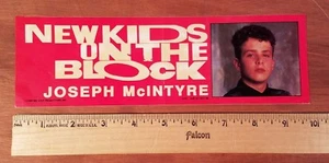 Vintage New Kids on the Block Joseph McIntyre 1989 NKotB Laptop Autoaufkleber Falten - Bild 1 von 7