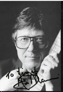 Tarjeta con foto promocional firmada con autógrafo Shadows Hank Marvin (Cliff Richard) - Imagen 1 de 4