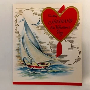 Vintage c1950’s “To My Husband” Valentine Greeting Card, The DA Line - Picture 1 of 3