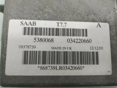 5169958 centralina motore per SAAB 9-3 CABRIO 2.0 S TURBO 2000 429084 - Immagine 1 di 4