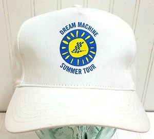 Vintage DREAM MACHINE SUMMER TOUR Snapback Baseball Hat Ball Cap Racing Flag - Picture 1 of 12