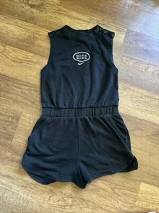 Nike One Piece Romper Size Small Medium Black Womens Ladies Teens Tennis F611 - Picture 1 of 13