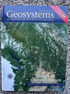 Geosystems by Robert W. Christopherson Fifth Edition With CD Animation Edition - Foto 1 di 4