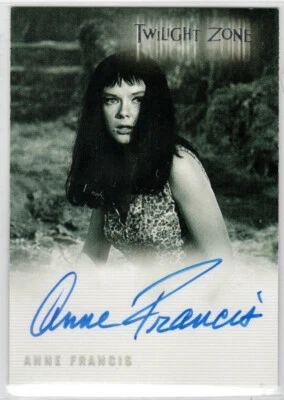 TWILIGHT ZONE SERIES 4 SCIENCE & SUPERSTITION A96 ANNE FRANCIS AUTOGRAPH d. 2011 - Image 1 of 2