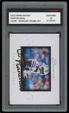 STEFFON DIGGS 2021 PANINI INSTANT SCORE THE FRANCHISE 1ST GRADED 10 CARD BILLS