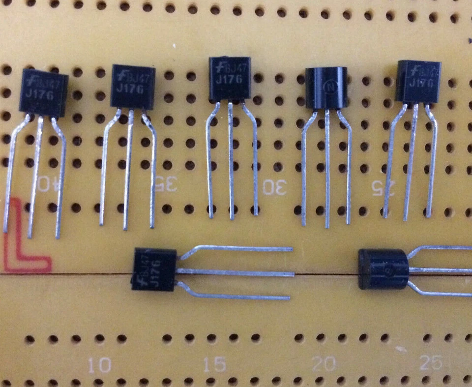 30V 50mA JFET Transistor P-Channel Switch Chopper J176 350mW TO-92 Multi Qty - Image 1 of 1