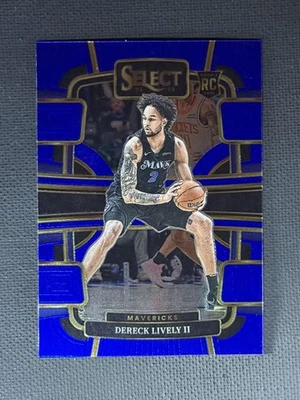 2023-24 Panini Select #76 Dereck Lively II RC Blue (Retail Base) Mavericks - Image 1 of 2