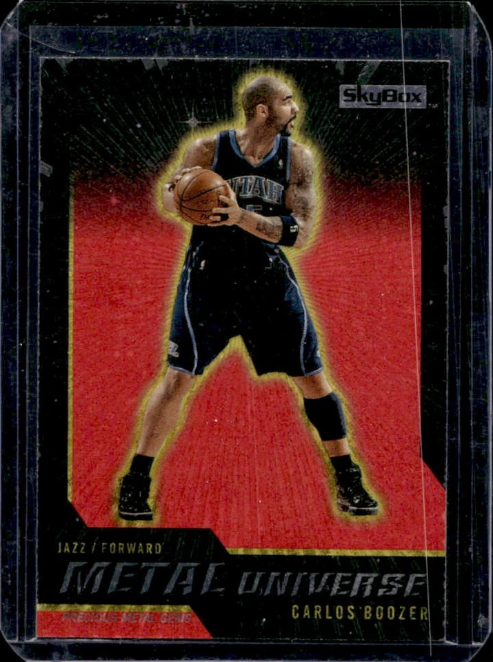 2008-09 Skybox Carlos Boozer Metal Universe Precious Gems Red #12/50 Jazz - Image 1 of 2