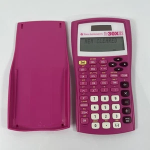 Texas Instruments TI-30X IIS Solar Scientific Calculator Pink w/Cover Tested - Picture 1 of 7
