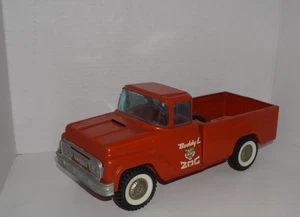 Camioneta pickup vintage original Buddy L acero prensado zoológico, camión de juguete de metal de 13" - Imagen 1 de 17