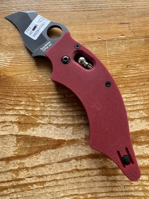 Spyderco Dodo Red St. Nicks Knife C80GPRDBK Exclusive DLC Factory Second - B - Image 1 of 4