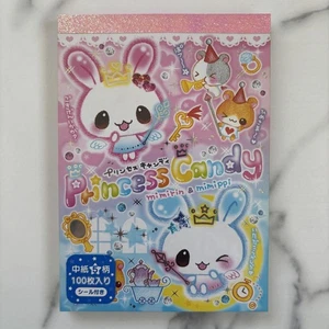 Heisei Retro Q-LiA Princess Candy Memo Pad With Sticker Used - Picture 1 of 8